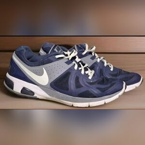 Nike Men's Air Max Run Lite 5 Running Shoes 631263-401 Blue & White Size 11.5